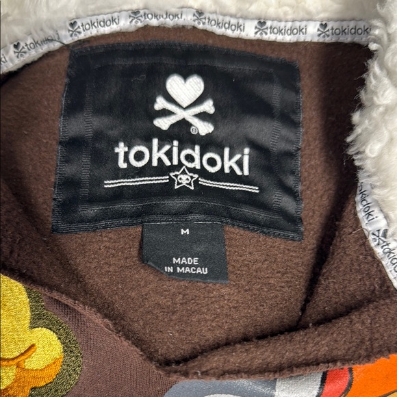 Tokidoki Vintage Brown and Multicolor Graphic Jacket - Picture 2 of 10